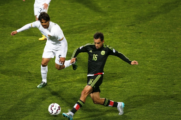 Adrián Aldrete atacó poco por el costado izquierdo.