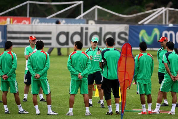 Entrenamiento de la Selección Mexicana
