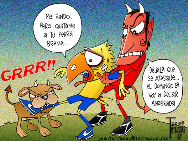 america aguilas diablos toluca me rindo perra brava atasque domingo amarrada...