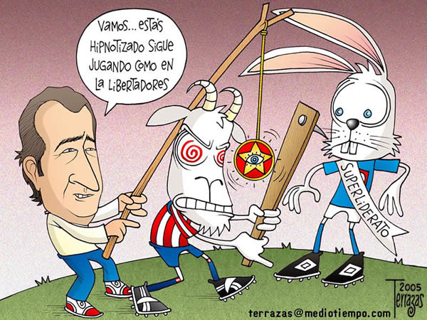 chivas guadalajara cruz azul conejo superlider hipnotizado libertadores...