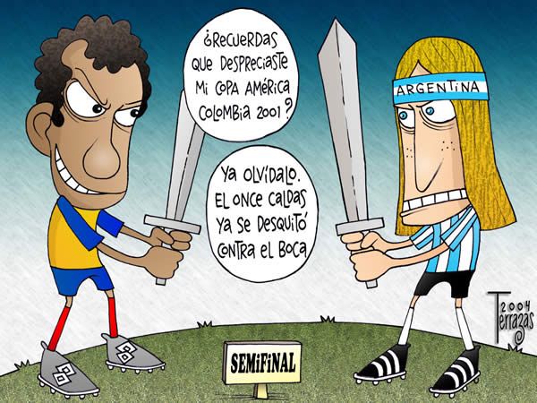 colombia argentina semifinales peru 2004 copa america 2001once caldas boca...
