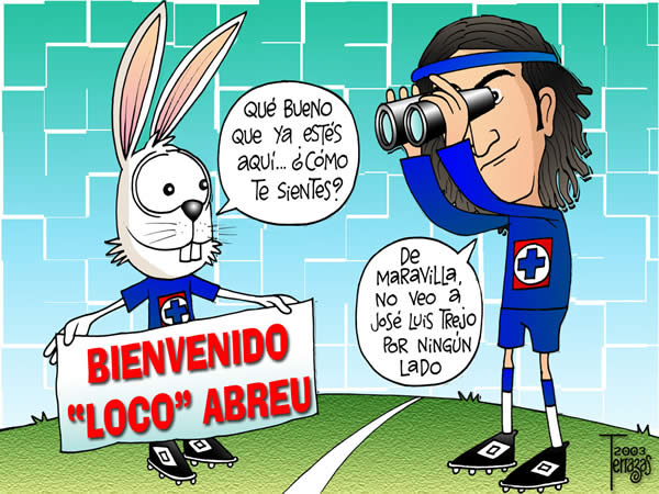 cruz azul sebastian loco abreu bienvenido jose luis trejo cruz azul...