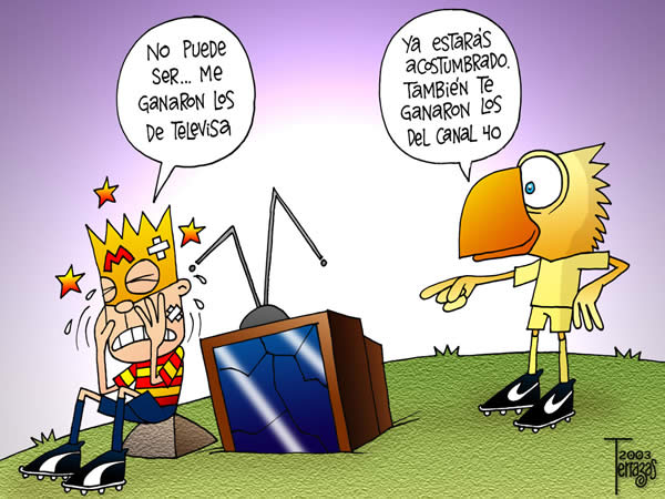 no puede ser me ganaron los de televisa monarcas morelia canal 40 aguilas...