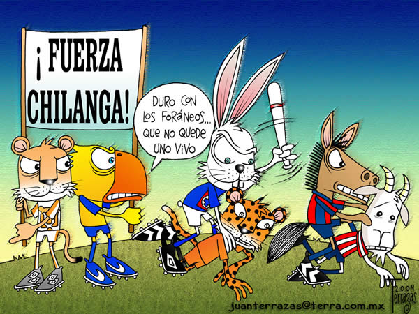 pumas unam america aguilas cruz azul chiapas jaguares potros atlante chivas...
