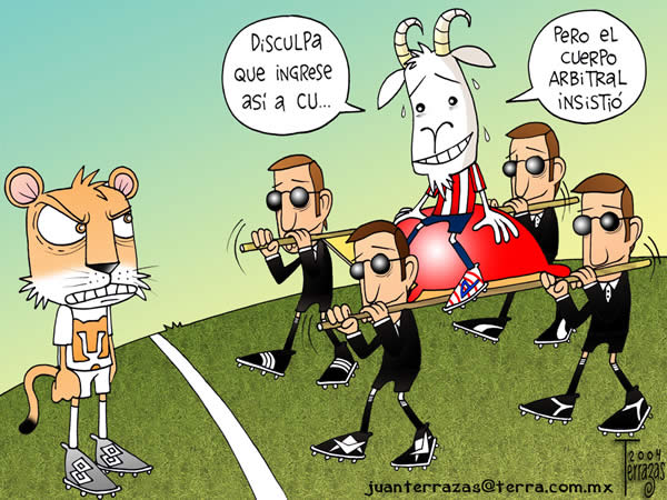 Pumas unam chivas guadalajara cucuerpo arbitral Pumas unam chivas...