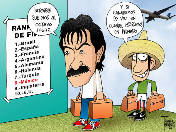 ricardo lavolpe seleccion mexicana tri ranking fifa octavo lugar ganaramos...