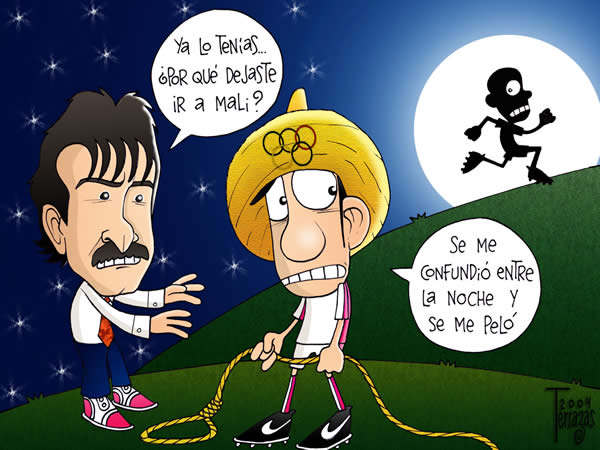ricardo lavolpe seleccion mexicana tri confundio en la noche mali luna...