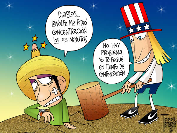 seleccion mexicana estados unidos pegue tiempo de compensacion concentracion...