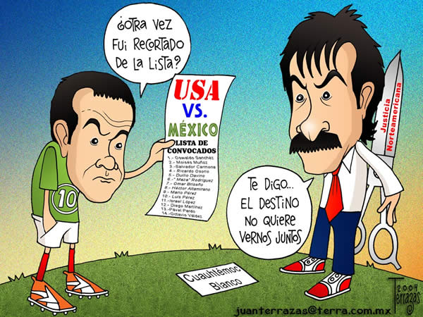 seleccion mexicana ricardo lavolpe cuauhtemoc blanco usa mexico lista de...