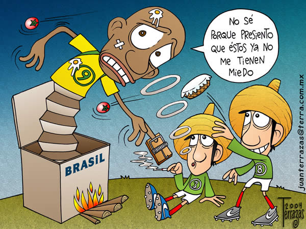 seleccion nacional brasil copa america peru 2004 presiento tienen miedo...