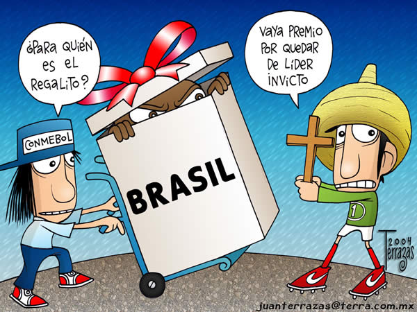 seleccion nacional brasil copa america peru 2004 conmebol regalito lider...