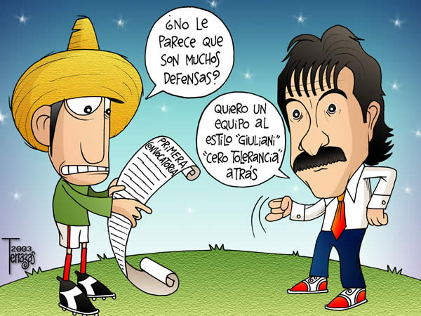 seleccion nacional ricardo lavolpe muchos defensas estilo giuliani cero...