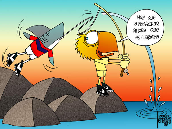 tiburon veracruz aguilas america pesca hay que apovechar que es cuaresma...