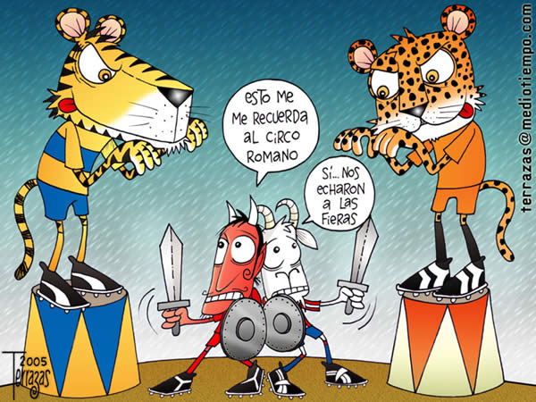 tigres monterrey jaguares chiapas diablos toluca chivas guadalajara circo...