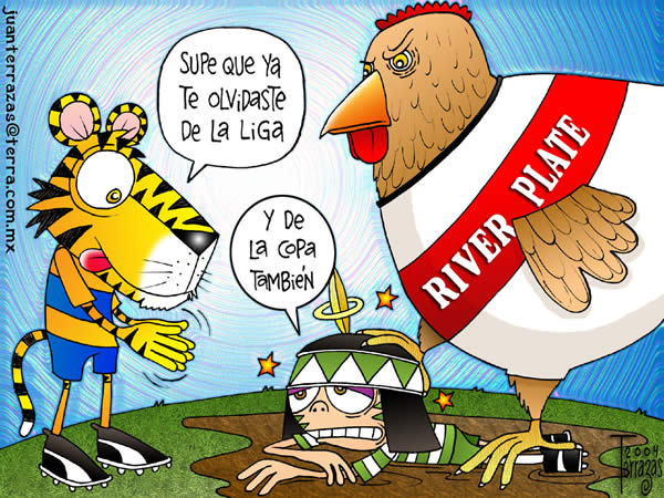 tigres santos laguna river plate te olvidaste de la liga copa tambien tigres...