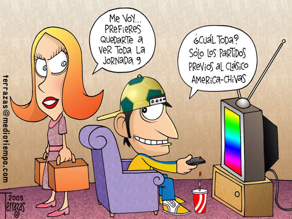 aficionado jornada 9 me voy clasico previos america chivas television...