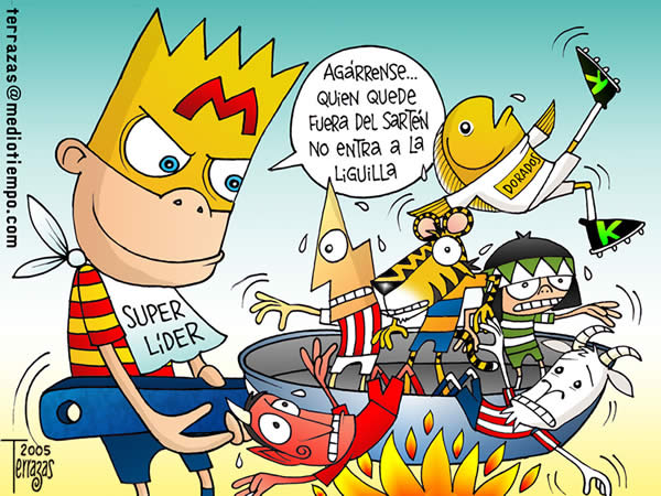 agarrense quien se quede fuera del sarten no entra a la liguilla monarcas...
