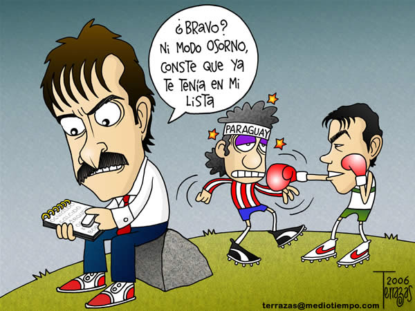 bravo se apunta en la lista final de lavolpe bravo se apunta en la lista...