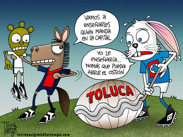 Los capitalinos Cruz Azul y Atlante quieren imponer condiciones ante Toluca...