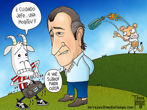 chivas guadalajara cuidado jefe una molotov a ver subele para oirla pumas de...