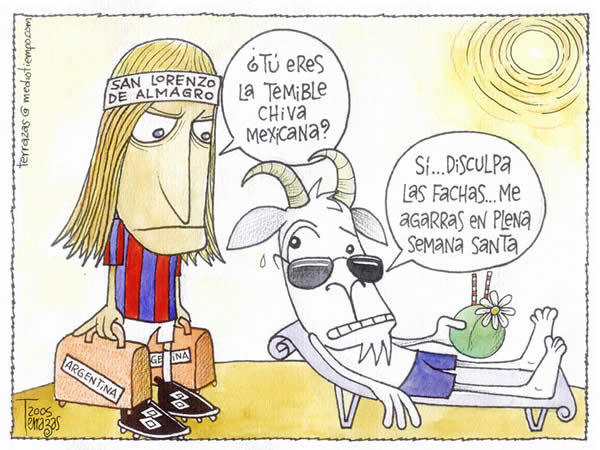 chivas guadalajara san lorenzo argentina semana santa fachas copa...