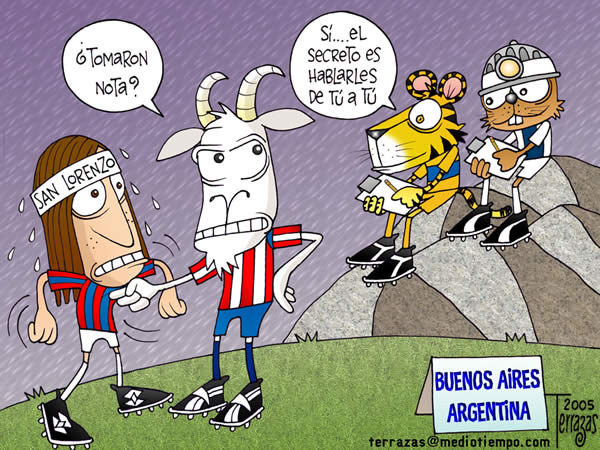 chivas guadalajara tigres pachuca tuzos san lorenzo tomaron nota buenos...