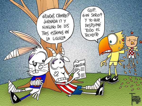 cruz azul chivas guadalajara america aguilas tecolotes uag liguilla desplume...