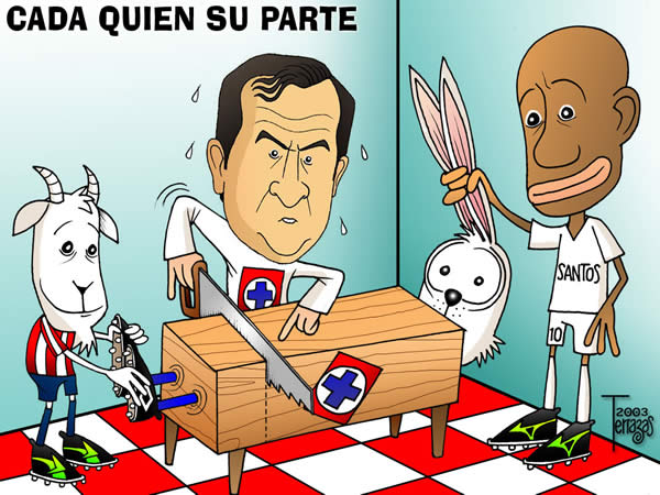 cruz azul chivas guadalajara santos brasil enrique ojitos meza cada quien su...