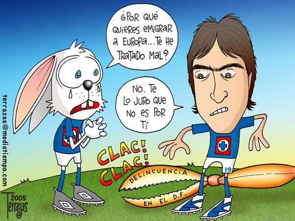 cruz azul conejo porque quieres emigrar a europa te he tratado mal no te...