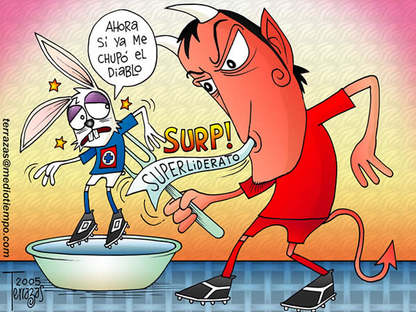 diablos del toluca 2-1 cruz azul superlider toluca. ahora si ya me chpo el...