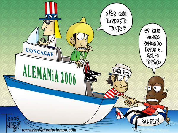 el barco de la concacaf rumbo a alemania 2006 el barco de la concacaf rumbo...