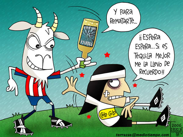 el remate de chivas sobre el colo colo el remate de chivas sobre el colo colo