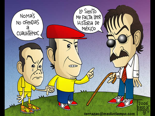 manuel lapuente: no ofendas a cuauhtemoc blanco. ricardo lavolpe: lo siento,...