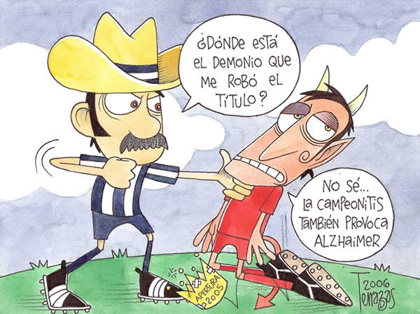monterrey: donde esta el demonio que me robo el titulo? toluca: no se, la...