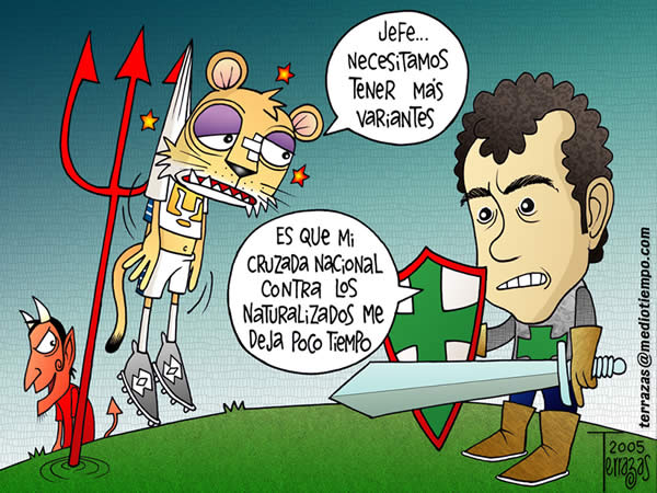 Pumas, Toluca, UNAM, Hugo Sánchez, diablo, naturalizados, nacionalizados...