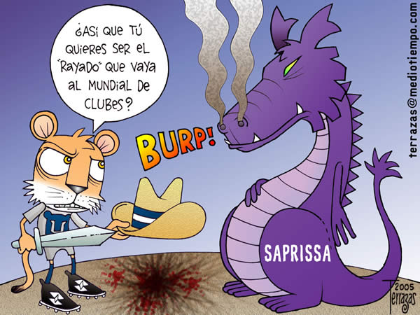 pumas unam rayados monterrey campeones concacaf saprissa costa rica mundial...