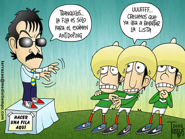 seleccion mexicana, ricardo la volpe, haga una fila aquí: tranquilos, la...