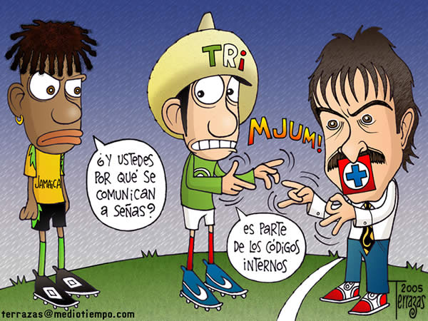 seleccion mexicana tri jamaica y ustedes porque se comunican a señas es...