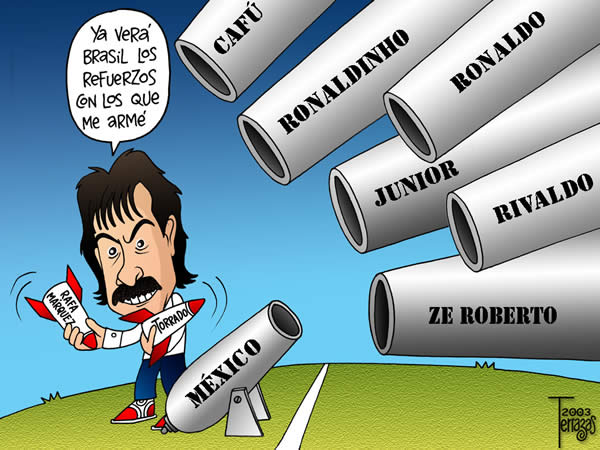 seleccion nacional brasil ricardo lavolpe rafa marquez torrado cafu...