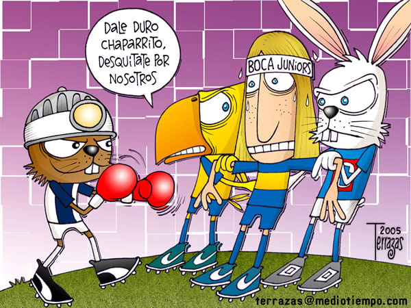 tuzos pachuca america aguilas cruz azul boca juniors chaparrito duro...