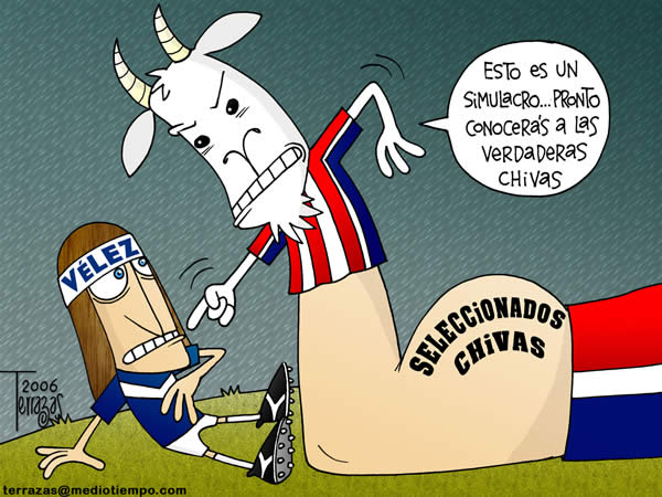 Velez sabrá lo que es Chivas con seleccionados Velez sabrá lo que es Chivas...