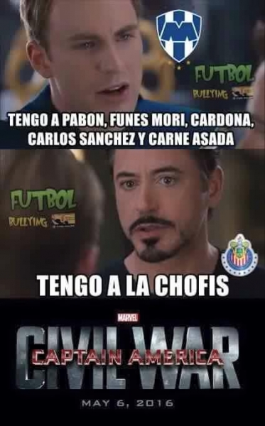 La Chofis y Chabelo, terror de Rayados en memes