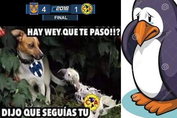 La Memecrónica del Tigres 4-1 América