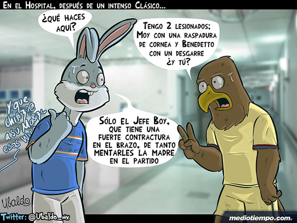 Lesionados tras el Clásico