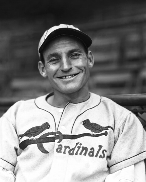Pepper Martin, campeón de la Serie Mundial dos veces con St. Louis.