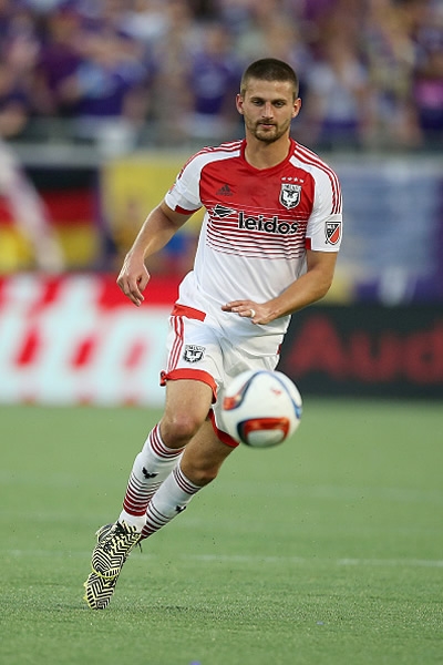Perry Kitchen, defensa que vistió la camisetas del D.C. United.