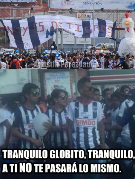 Presagio en el BBVA, Rayados 1-6 Tigres - memes