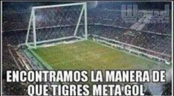 Tigres, ya ni la chifla... en memes