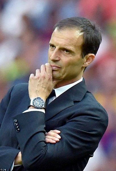 Allegri mantuvo la calma en todo momento.