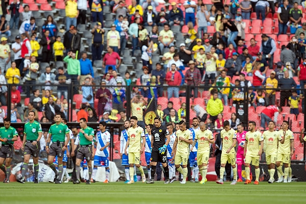 Ambas escuadras se presentaron en el Azteca.